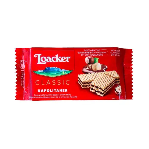 Loacker 榛子味威化餅（45克）